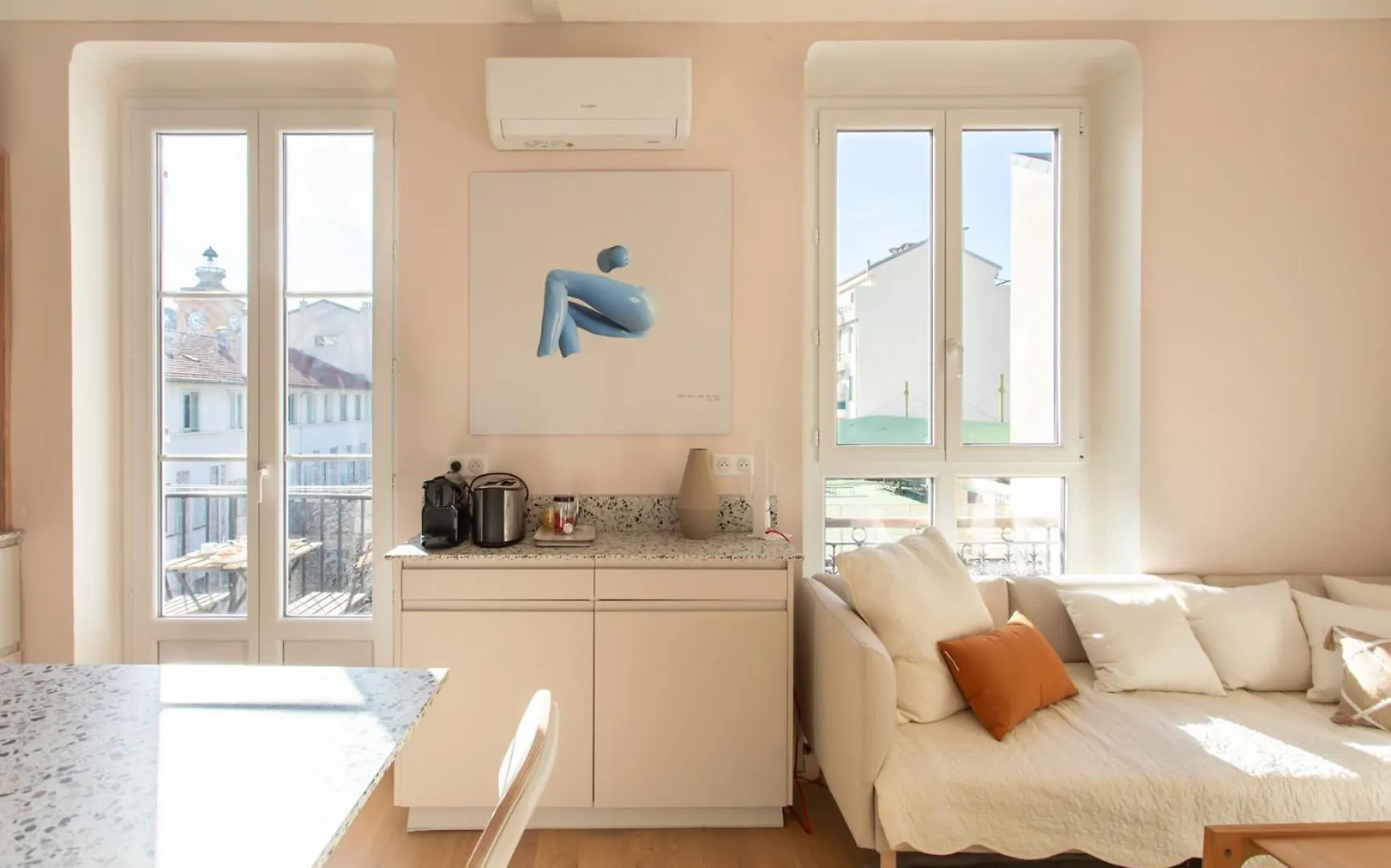 Apartamento #25 2Bdr Port, 5Min From The Old Town Balcony, Ac&Wifi Niza