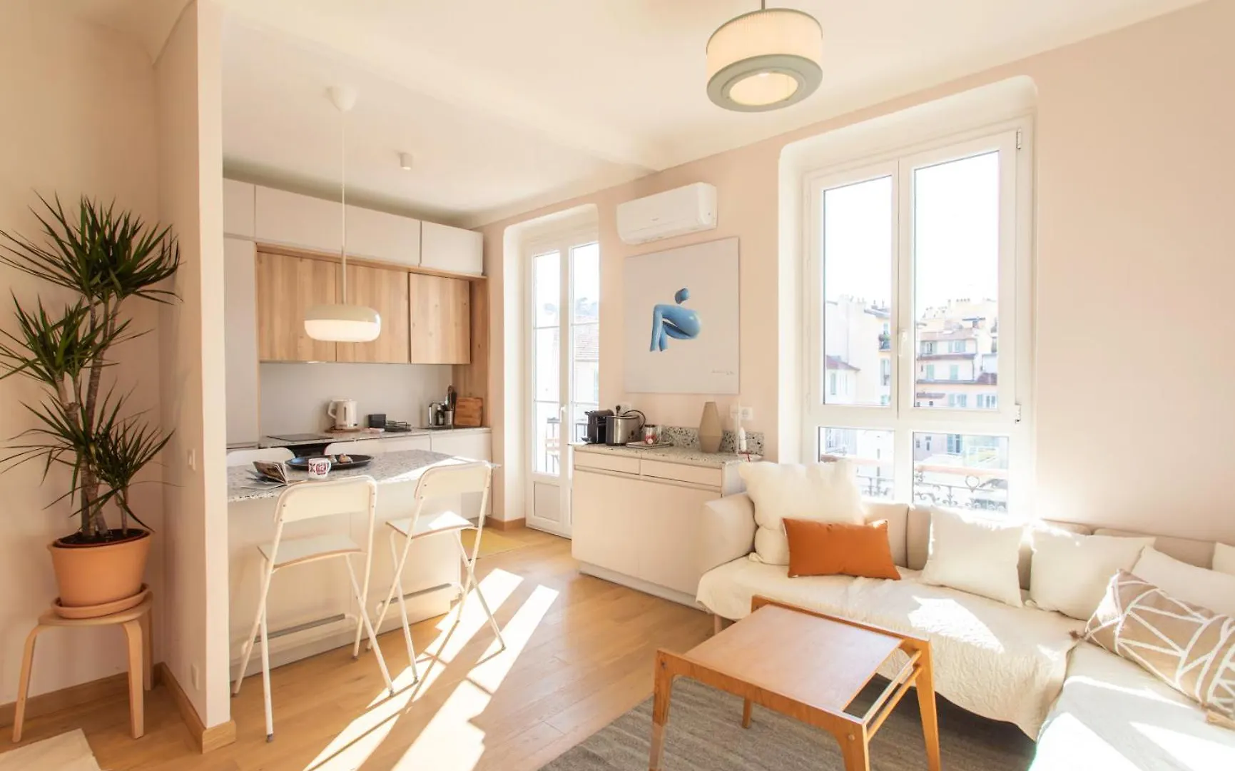 Apartamento #25 2Bdr Port, 5Min From The Old Town Balcony, Ac&Wifi Niza