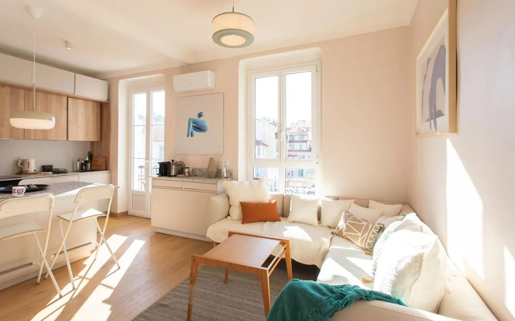 Apartamento #25 2Bdr Port, 5Min From The Old Town Balcony, Ac&Wifi Niza Francia